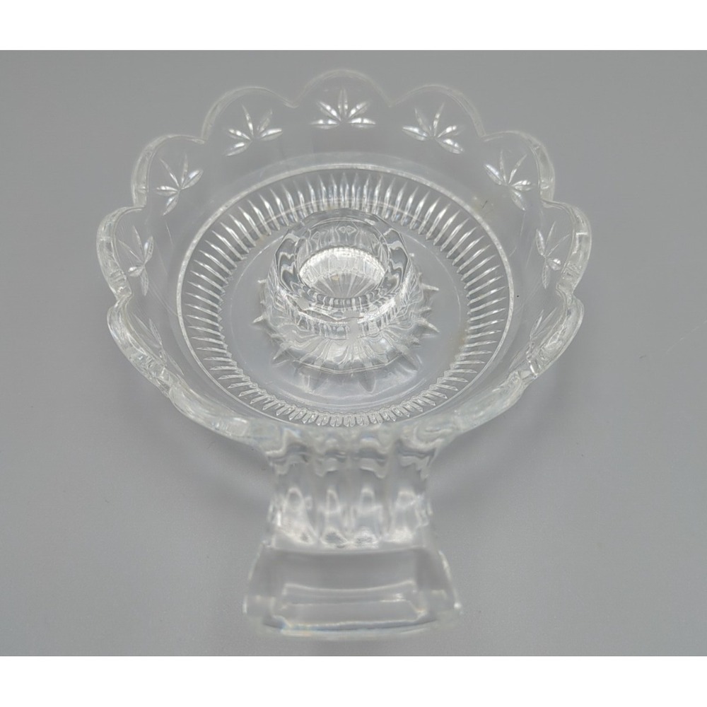 Vintage Partylite Clear Lead Crystal Chamberstick, Exellent Used Condition - Picture 10 of 11